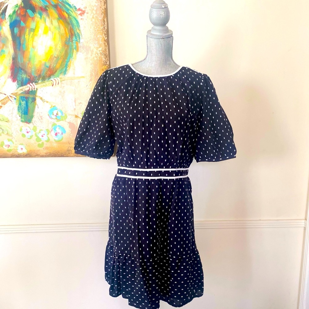 LOFT 🖤BLACK & WHITE🤍 DRESS PLUS SIZE 18 🌟NWT🌟